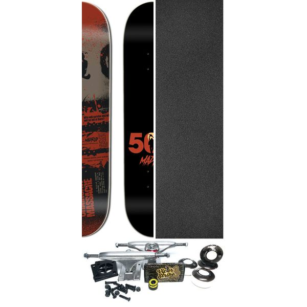 Madrid Skateboards Texas Chainsaw Massacre Hardesty Skateboard Deck - 8.5" x 32.5" - Complete Skateboard Bundle